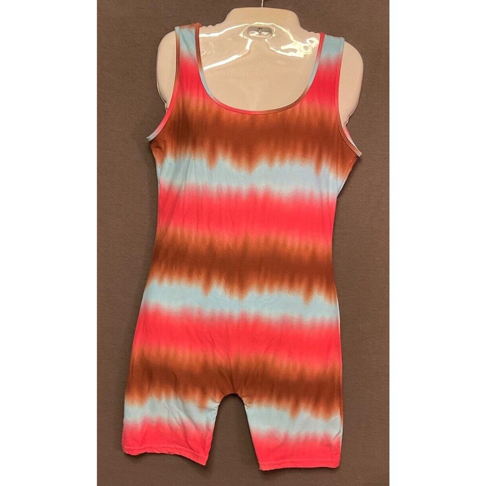 AQ-Sport Tie-Dye‎ Sleeveless Romper Large Boho Festival Jumpsuit NWT